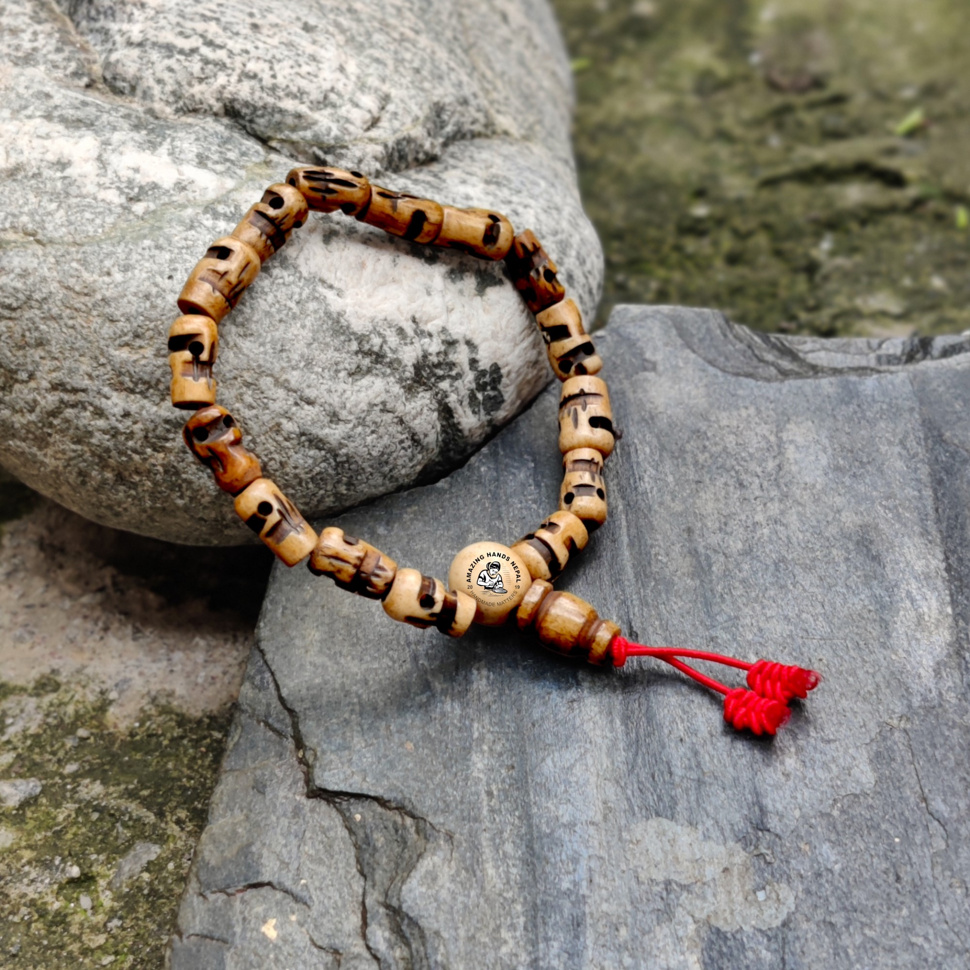 Tibetan Skull Bone Bracelet