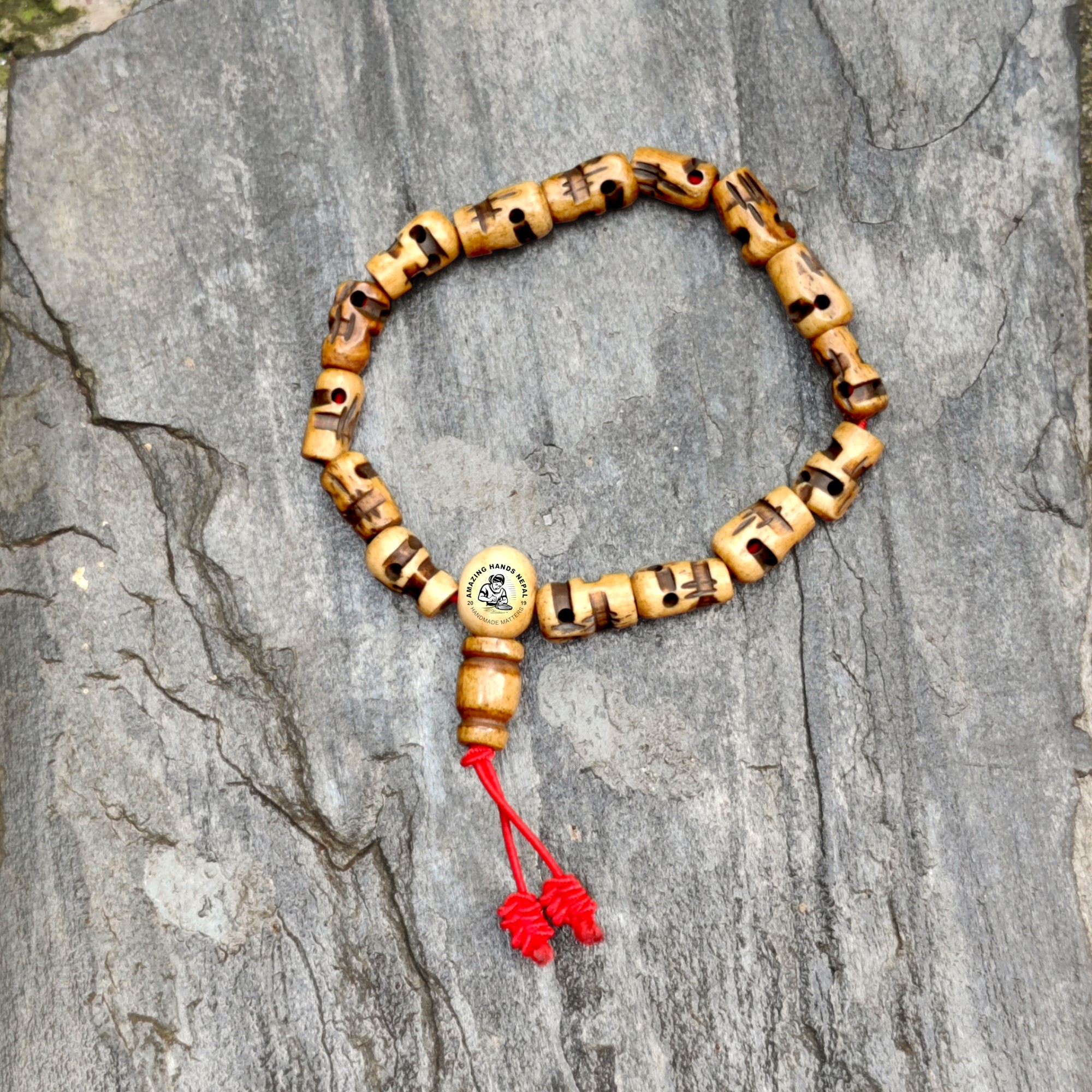 Tibetan Skull Bone Bracelet
