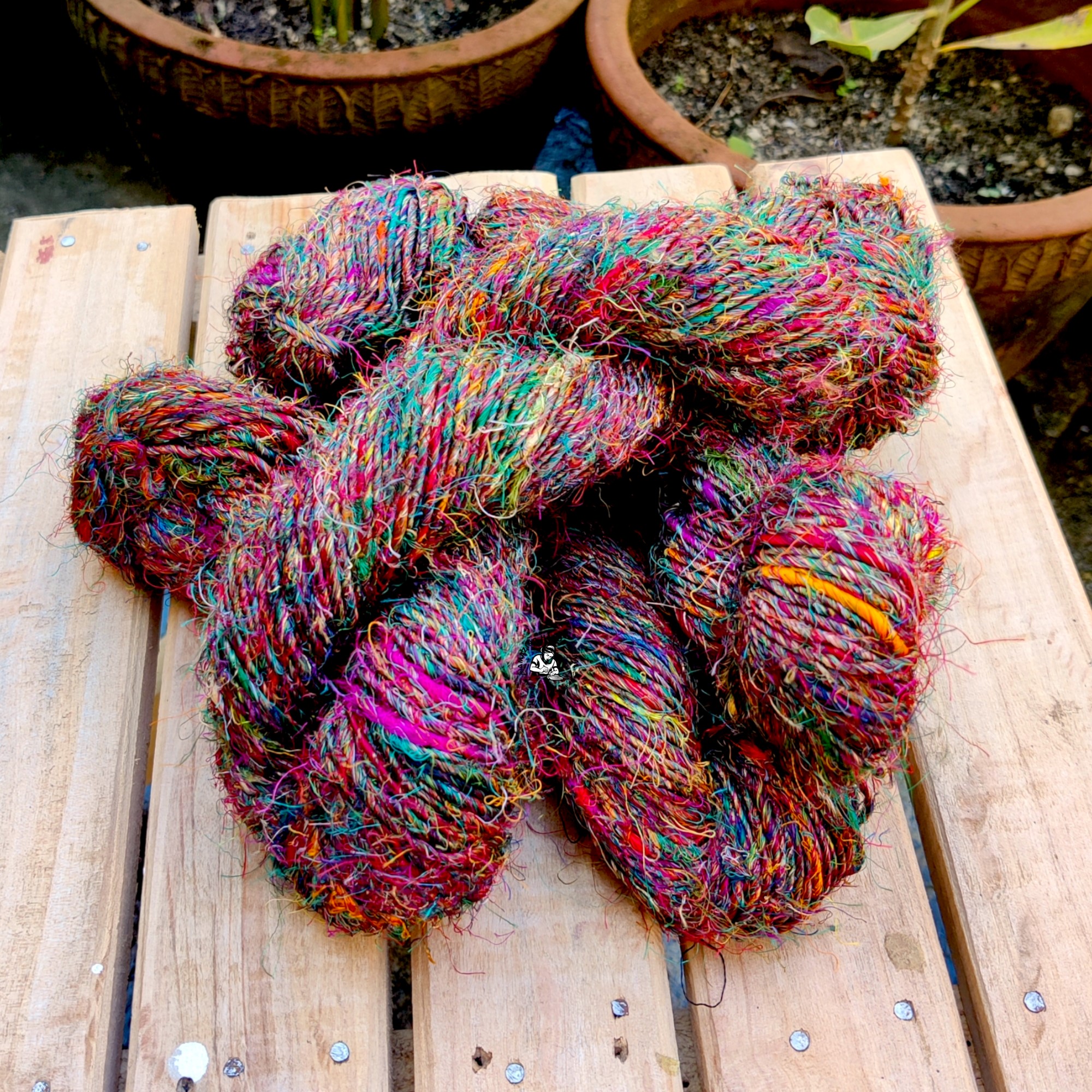 Upcycled Silk Yarn
