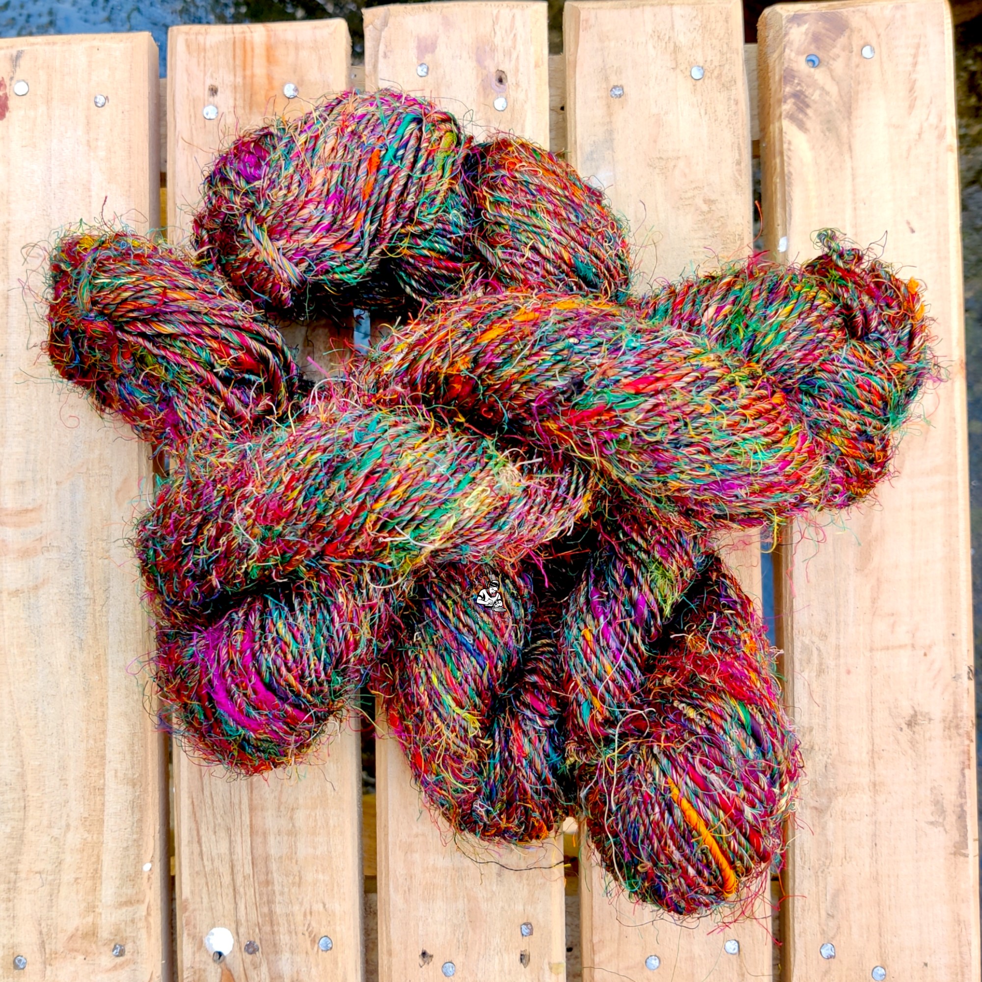 Upcycled Silk Yarn