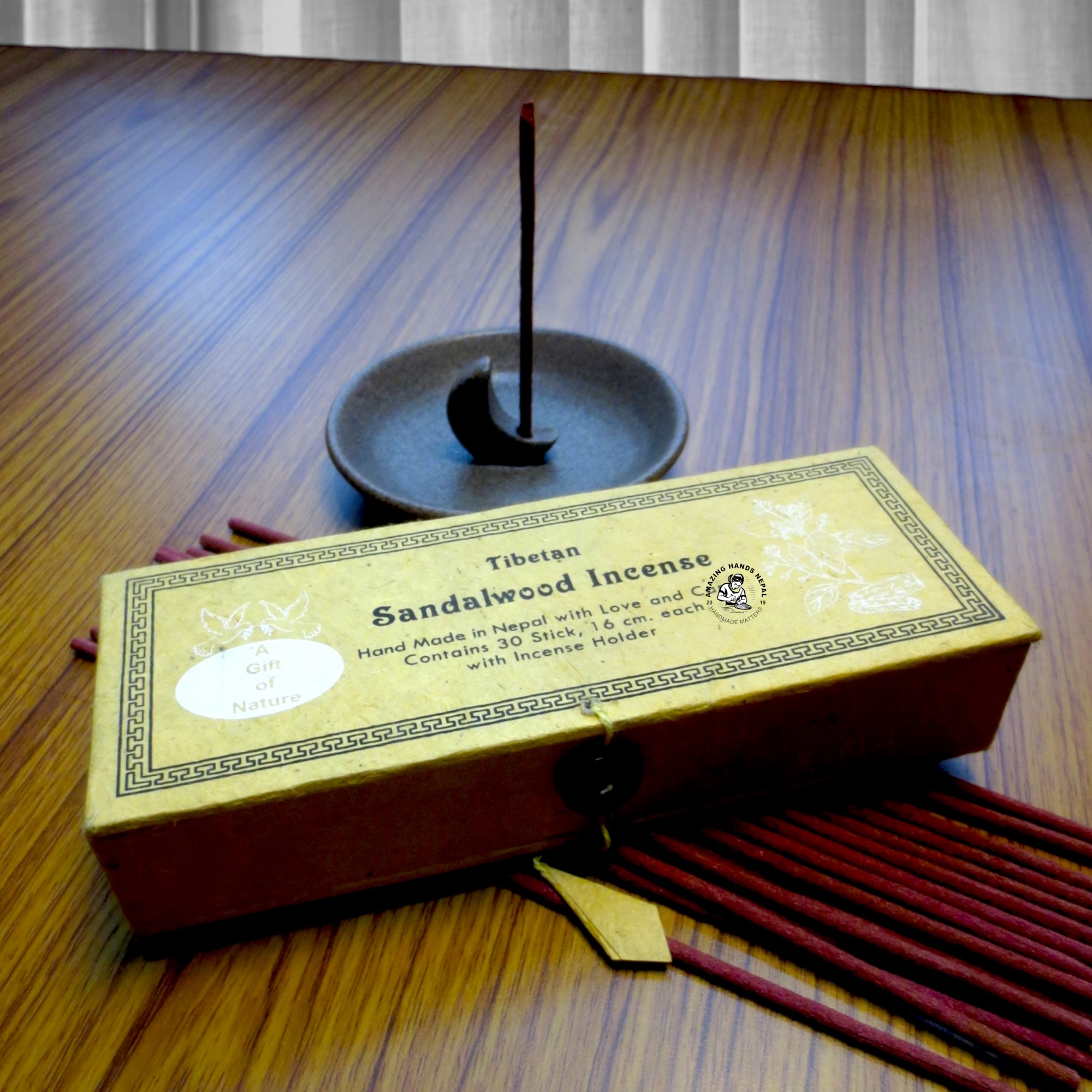 Tibetan Sandalwood Incense Gift Box